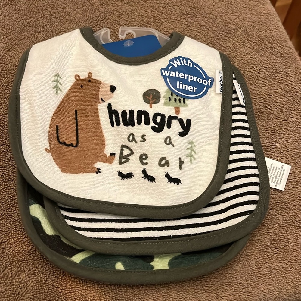 Gerber 3pk bibs